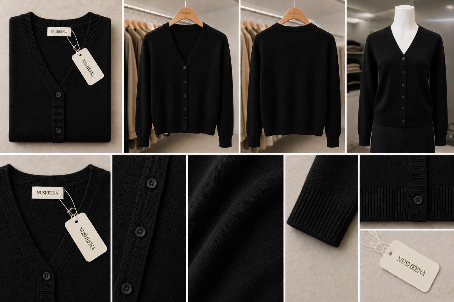 Classic V-Neck Cardigan