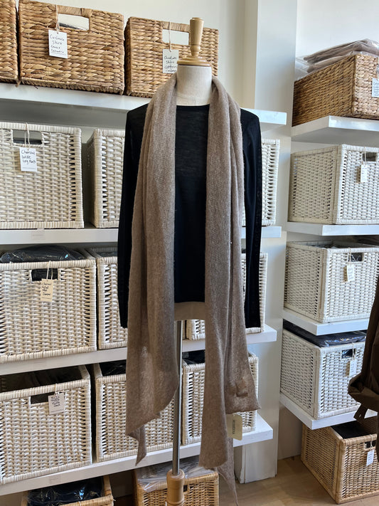 Cashmere truffle Cloud Scarf