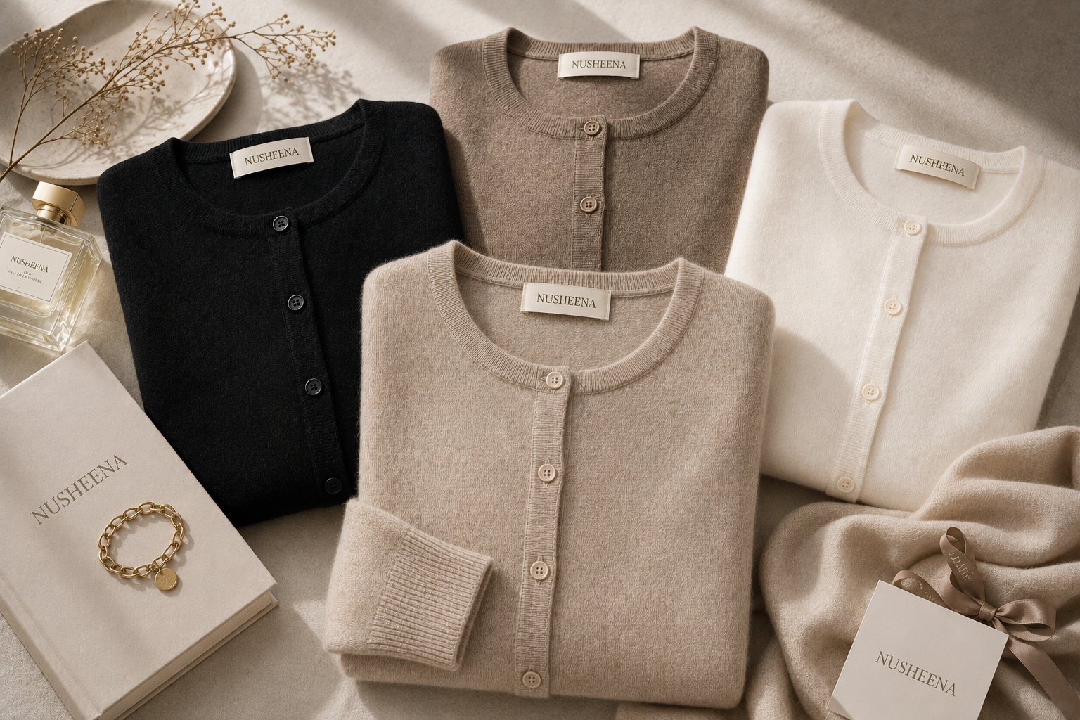 Classic Round Neck Cardigan