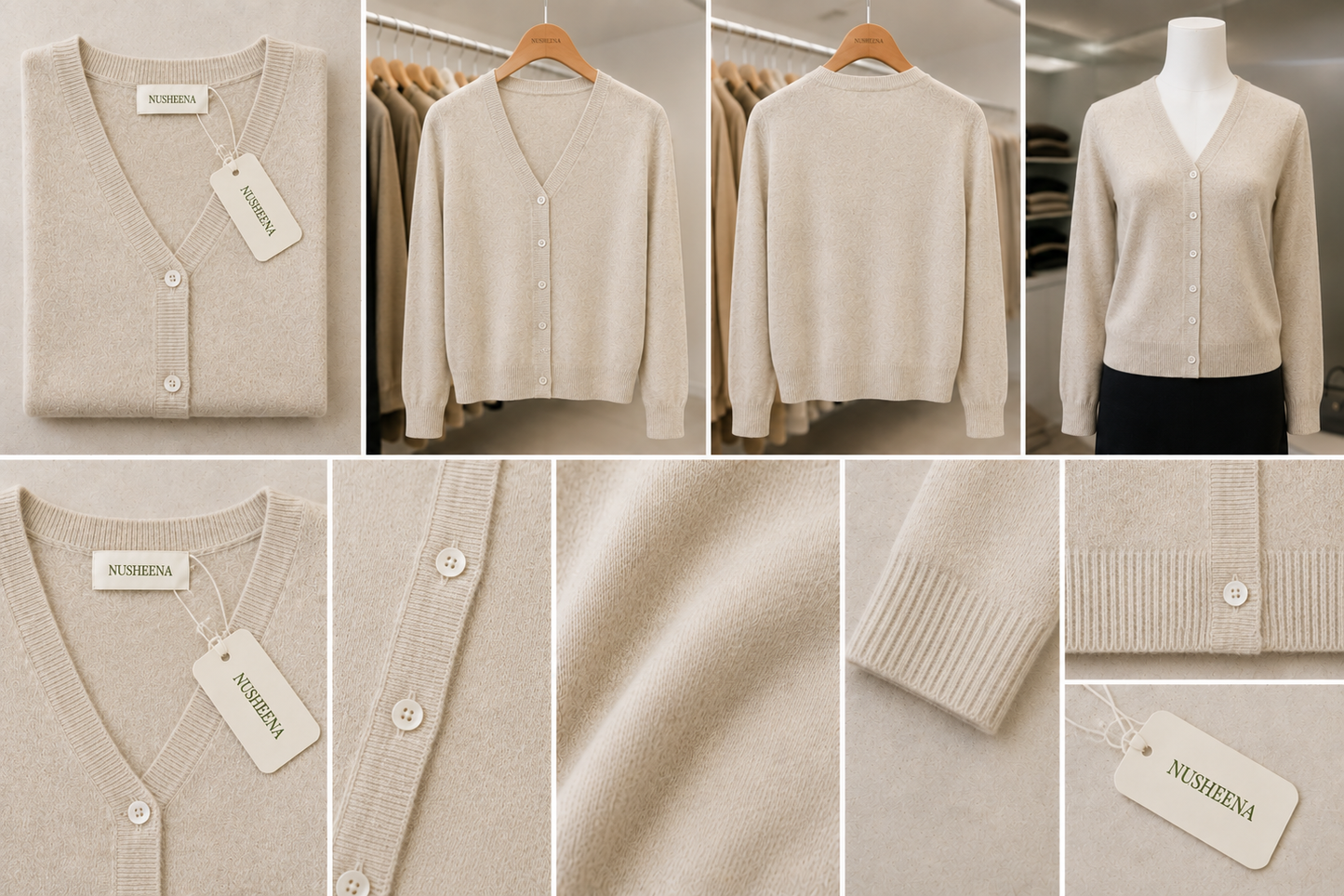 Classic V-Neck Cardigan