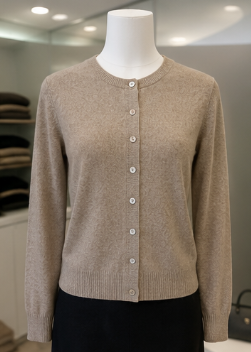 Classic Round Neck Cardigan