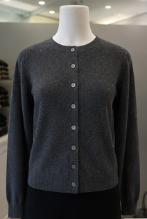 Classic Round Neck Cardigan