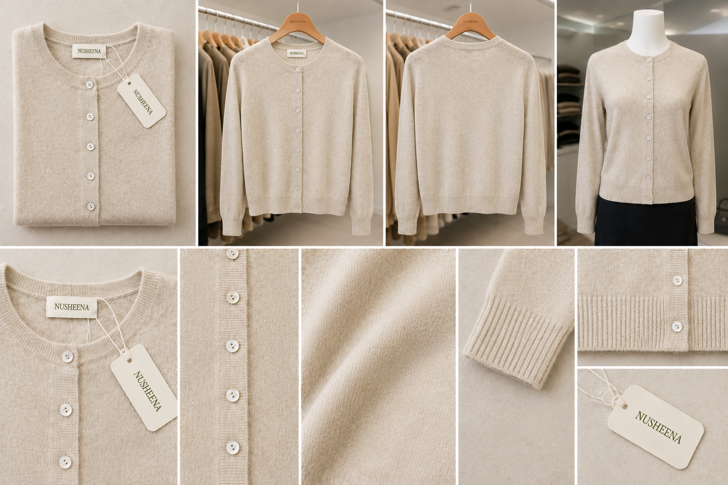 Classic Round Neck Cardigan