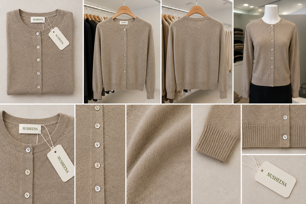 Classic Round Neck Cardigan