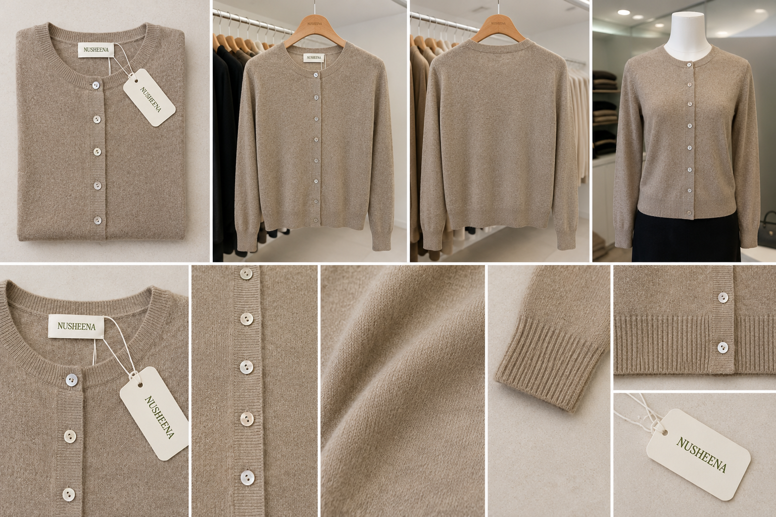 Classic Round Neck Cardigan