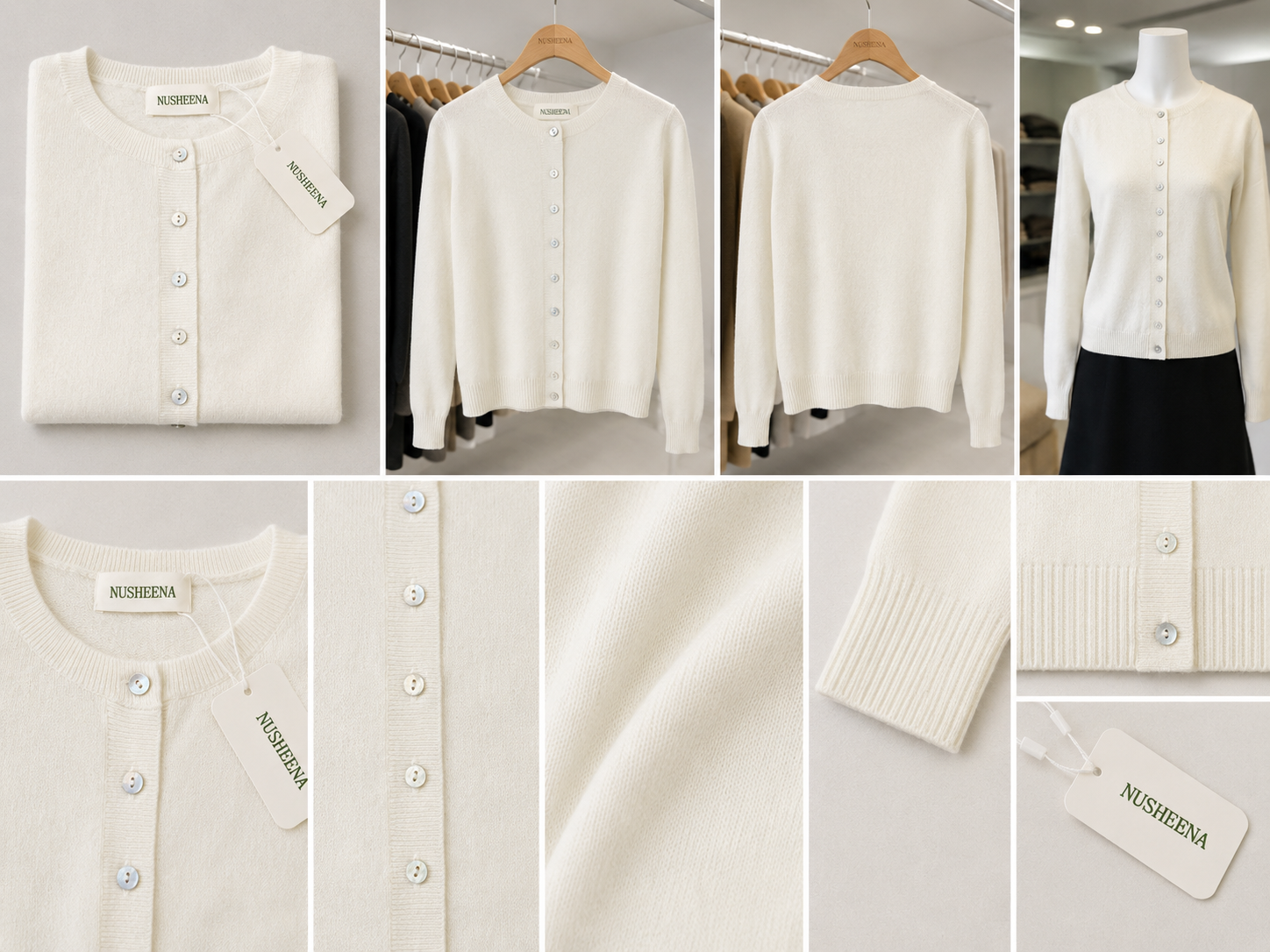 Classic Round Neck Cardigan