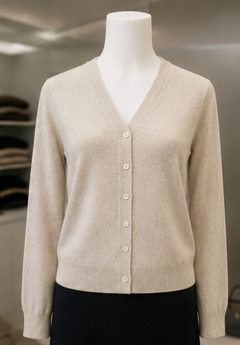 Classic V-Neck Cardigan