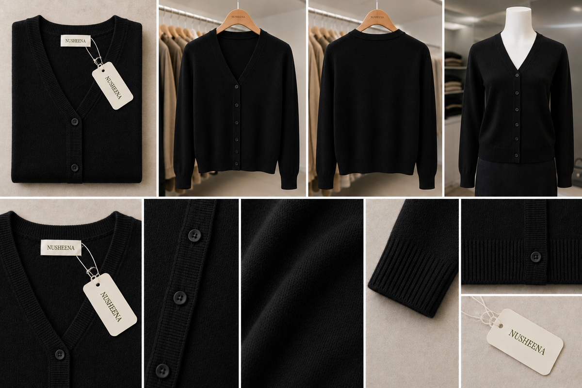 Classic V-Neck Cardigan