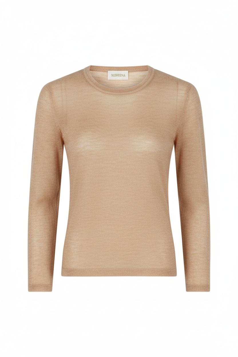 Essential Cashmere Inner Long Sleeve Top