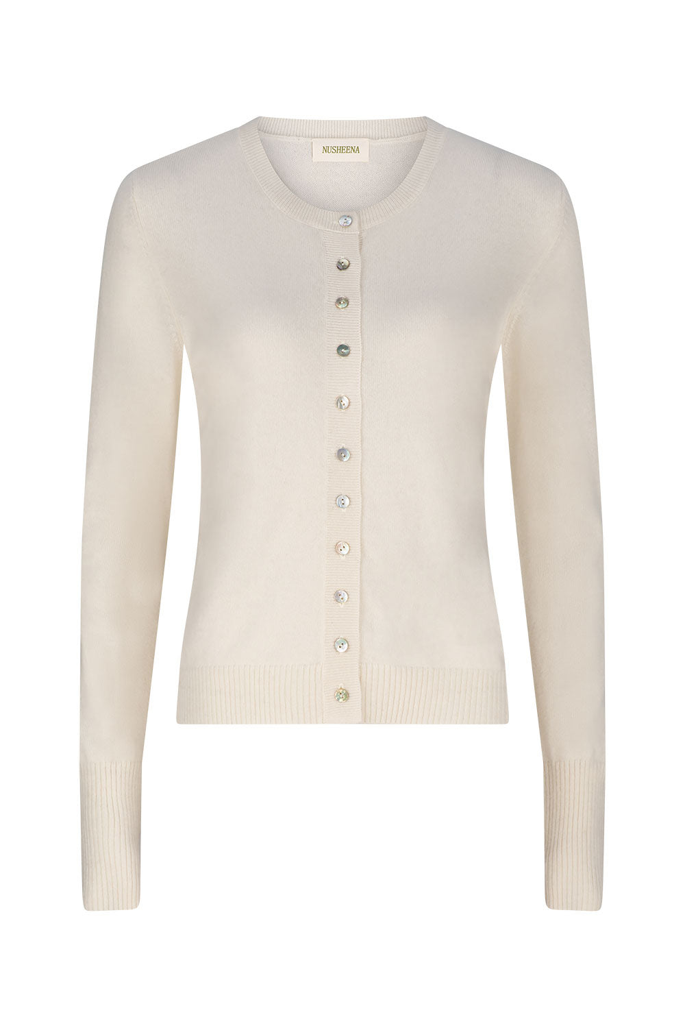 Cashmere White Cardigan