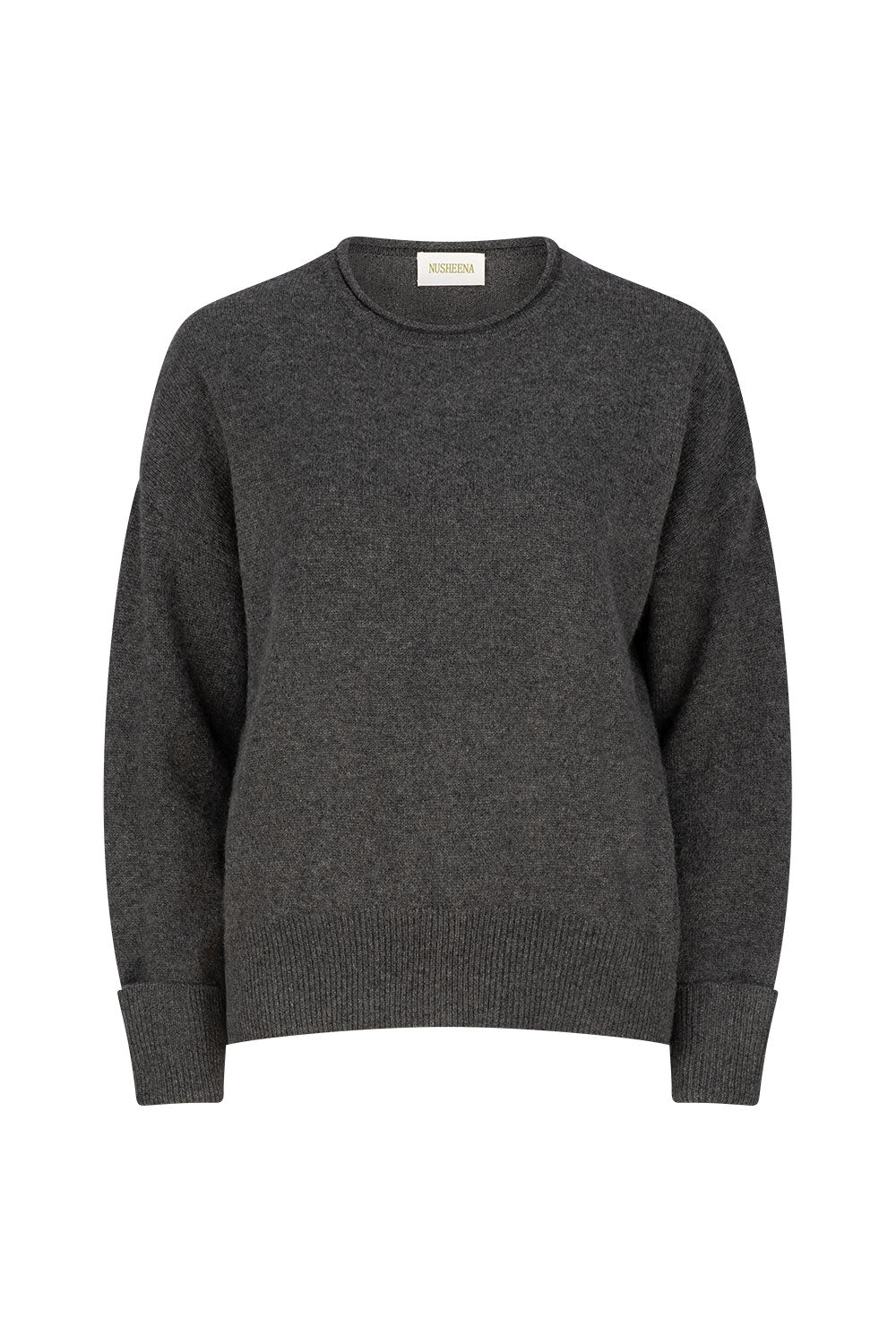 The Heritage Rolled Edge Cashmere Sweater