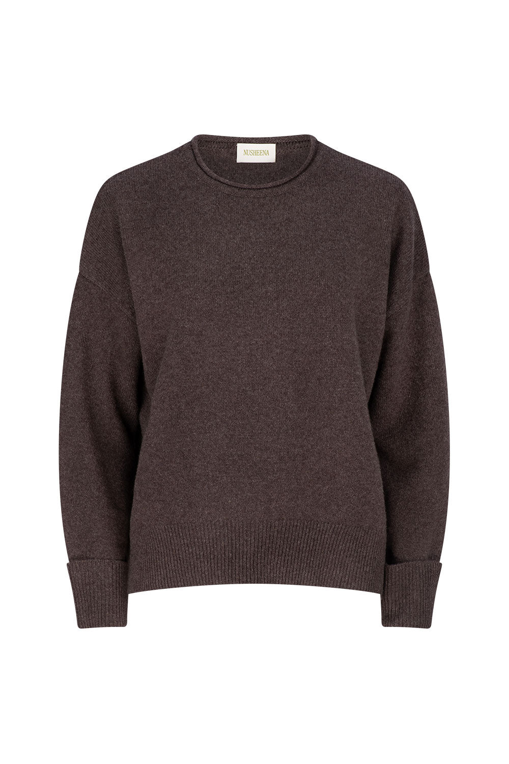 The Heritage Rolled Edge Cashmere Sweater