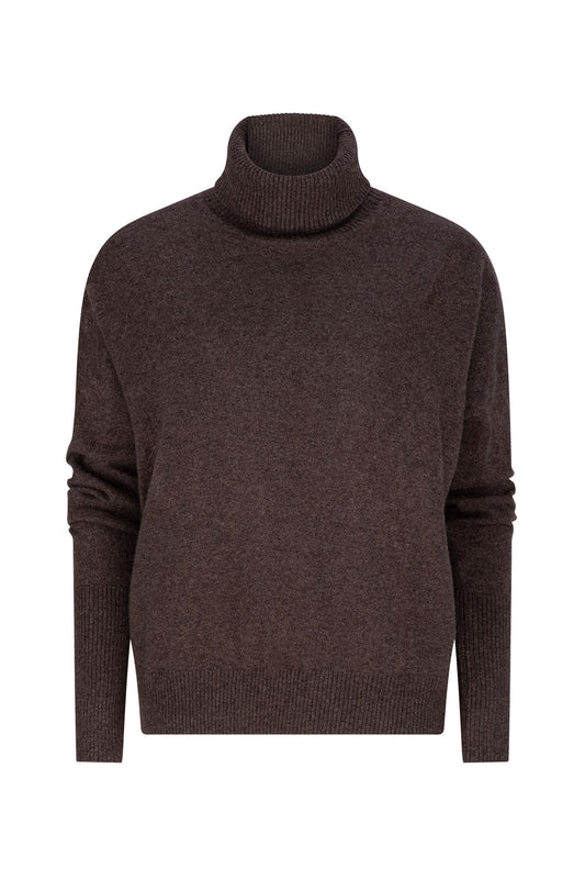 Cashmere Relaxed Turtle Neck