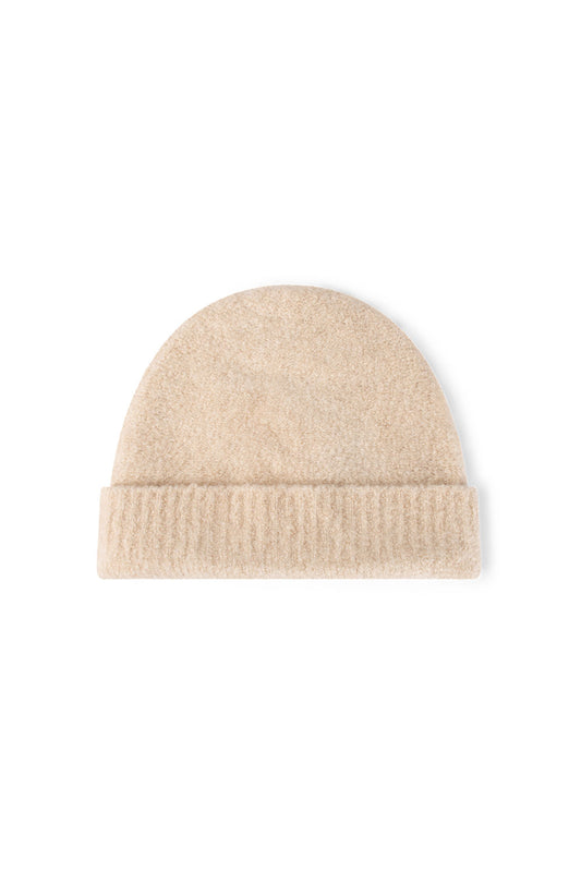 Cashmere Bouclé Knit Beanie