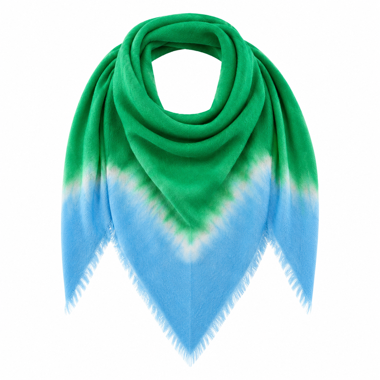 Tie Dye Pure Wool Scarf