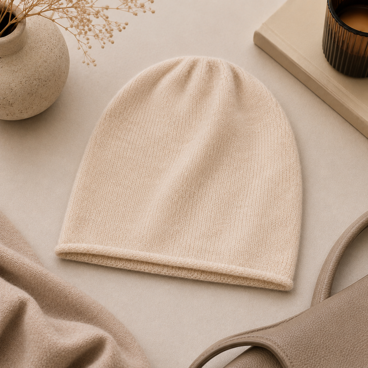 The Cashmere Knit Beanie