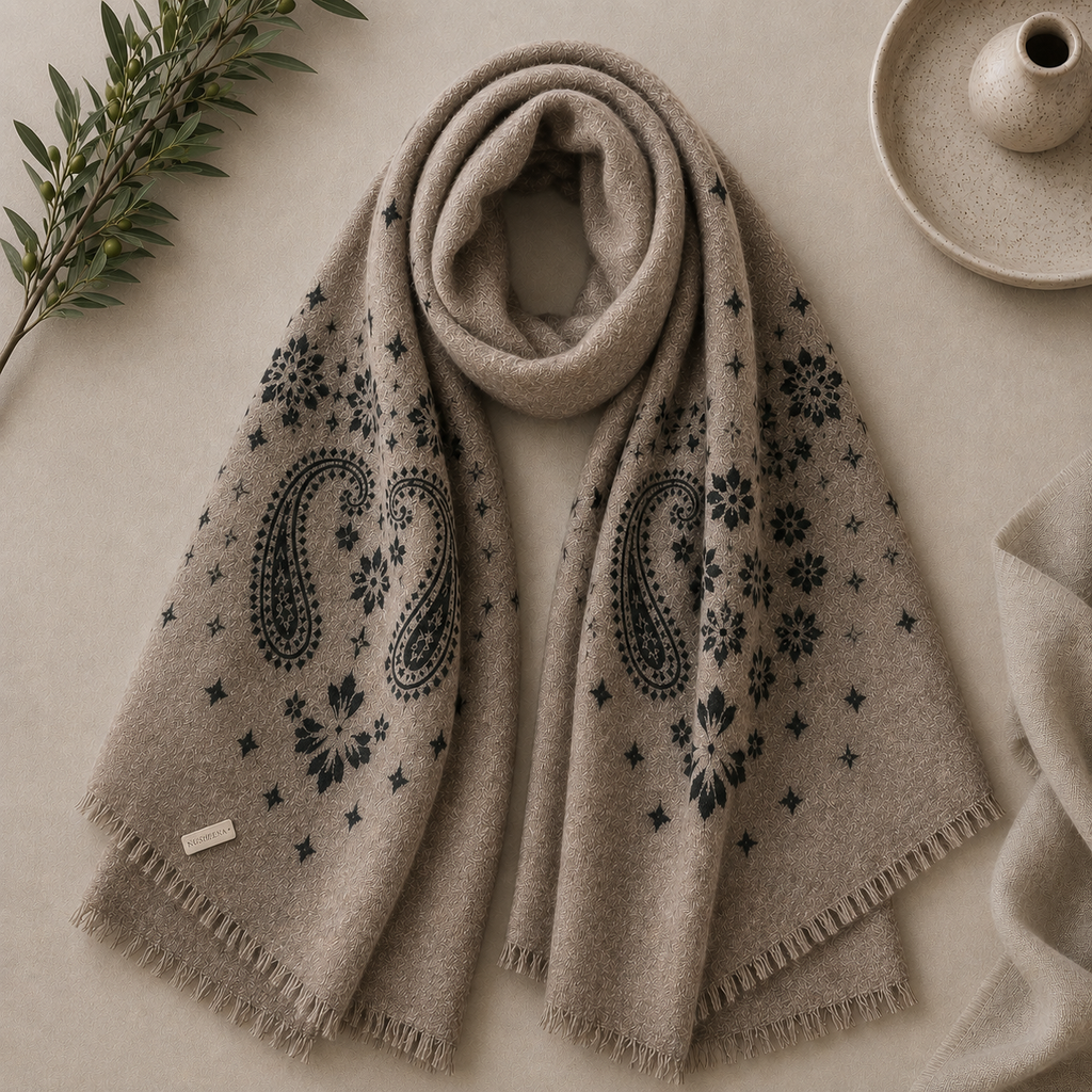 The Signature Patterned Scarf - Large