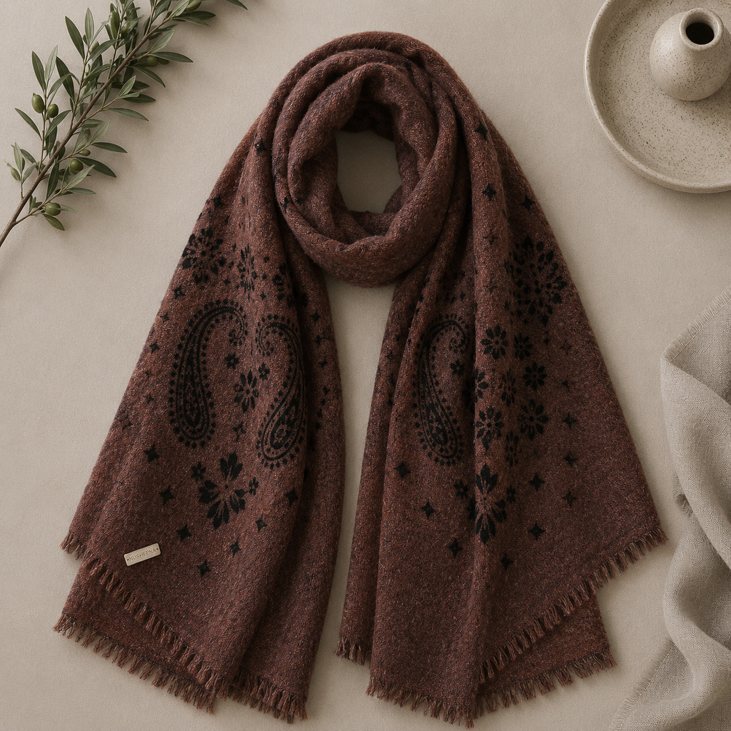 The Signature Patterned Scarf - Large