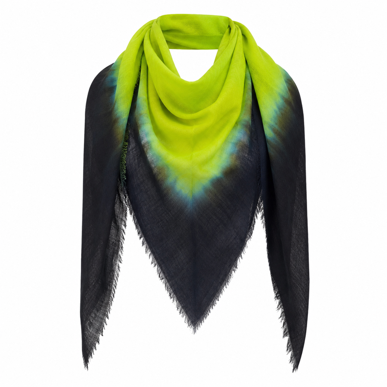 Tie Dye Pure Wool Scarf