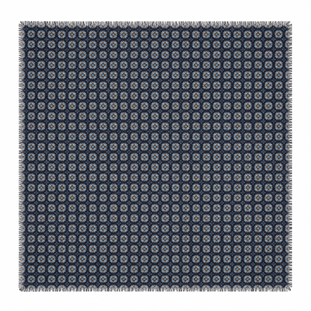 The Heritage Medallion Wool Scarf