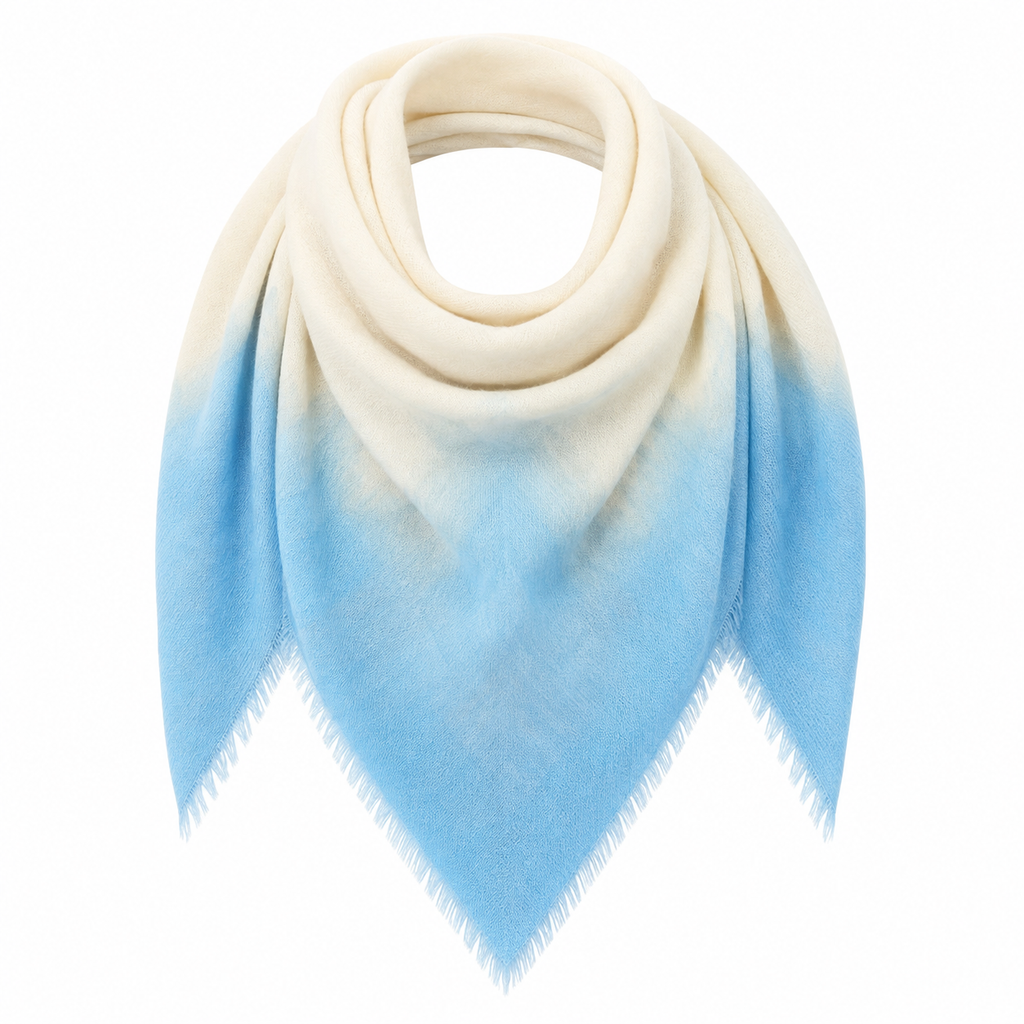 Tie Dye Pure Wool Scarf
