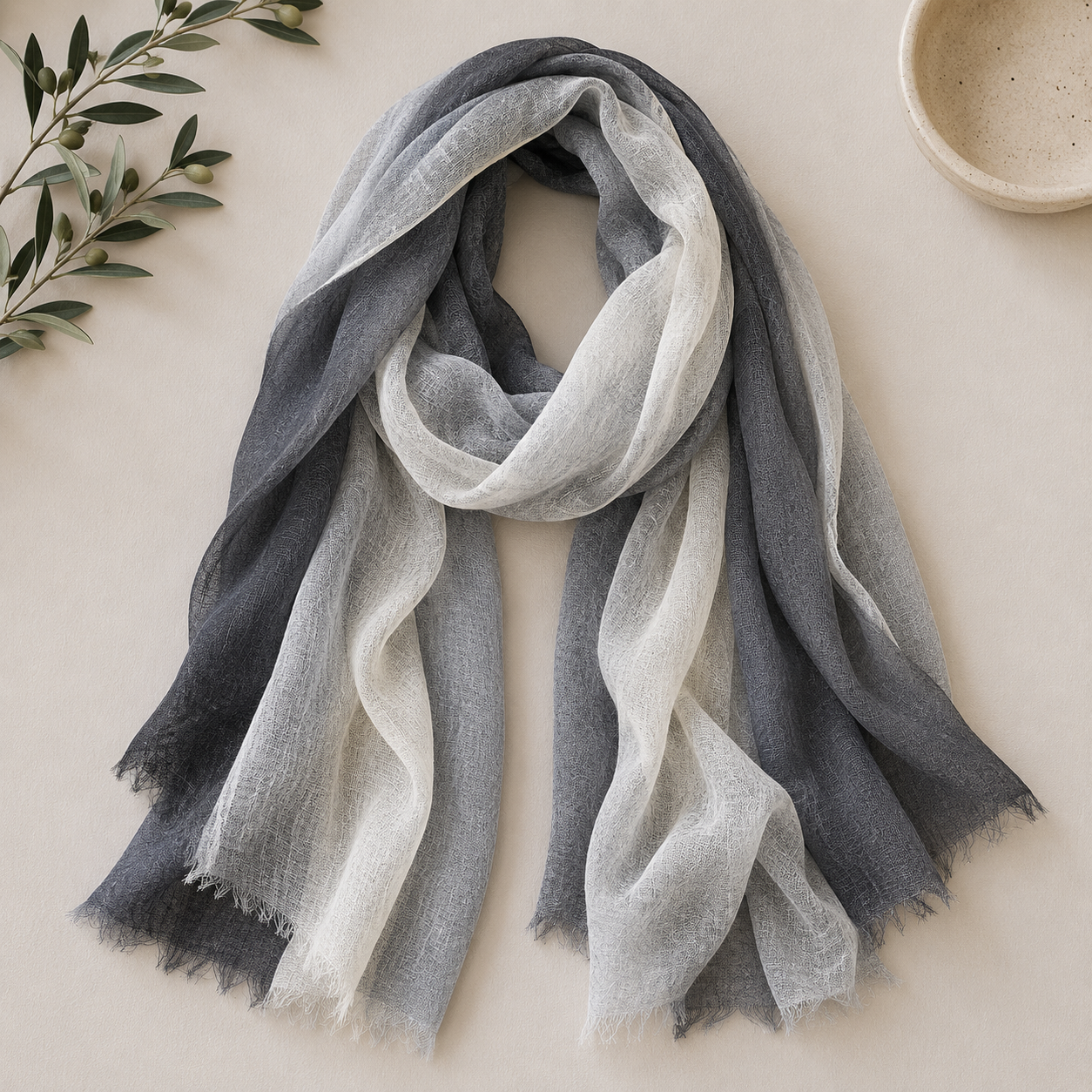 The Ombre Cashmere Scarf