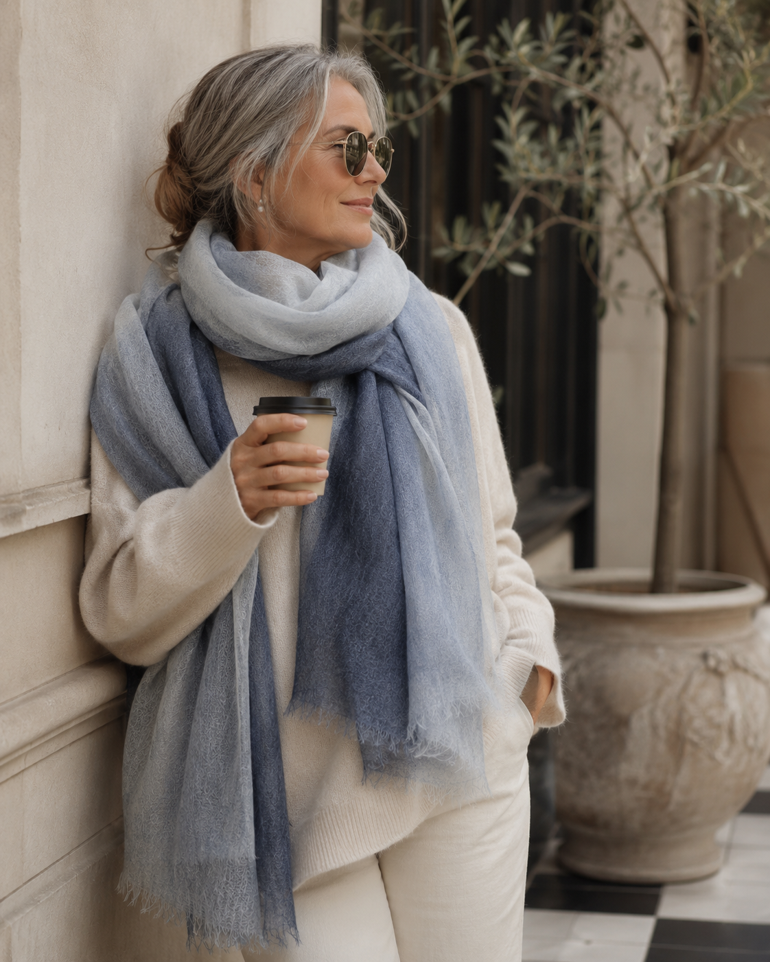 The Ombre Cashmere Scarf