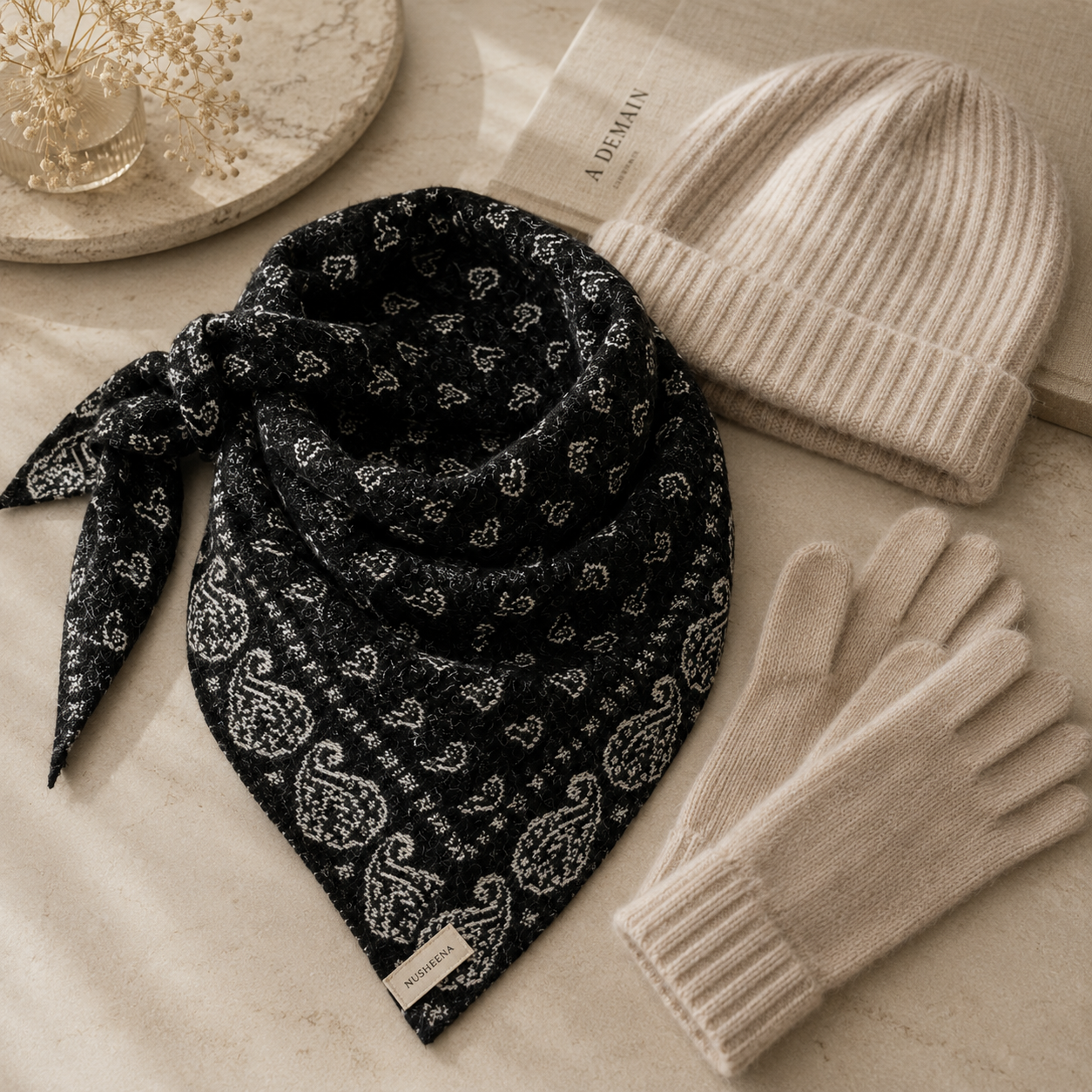 The Signature Paisley Cashmere Bandana