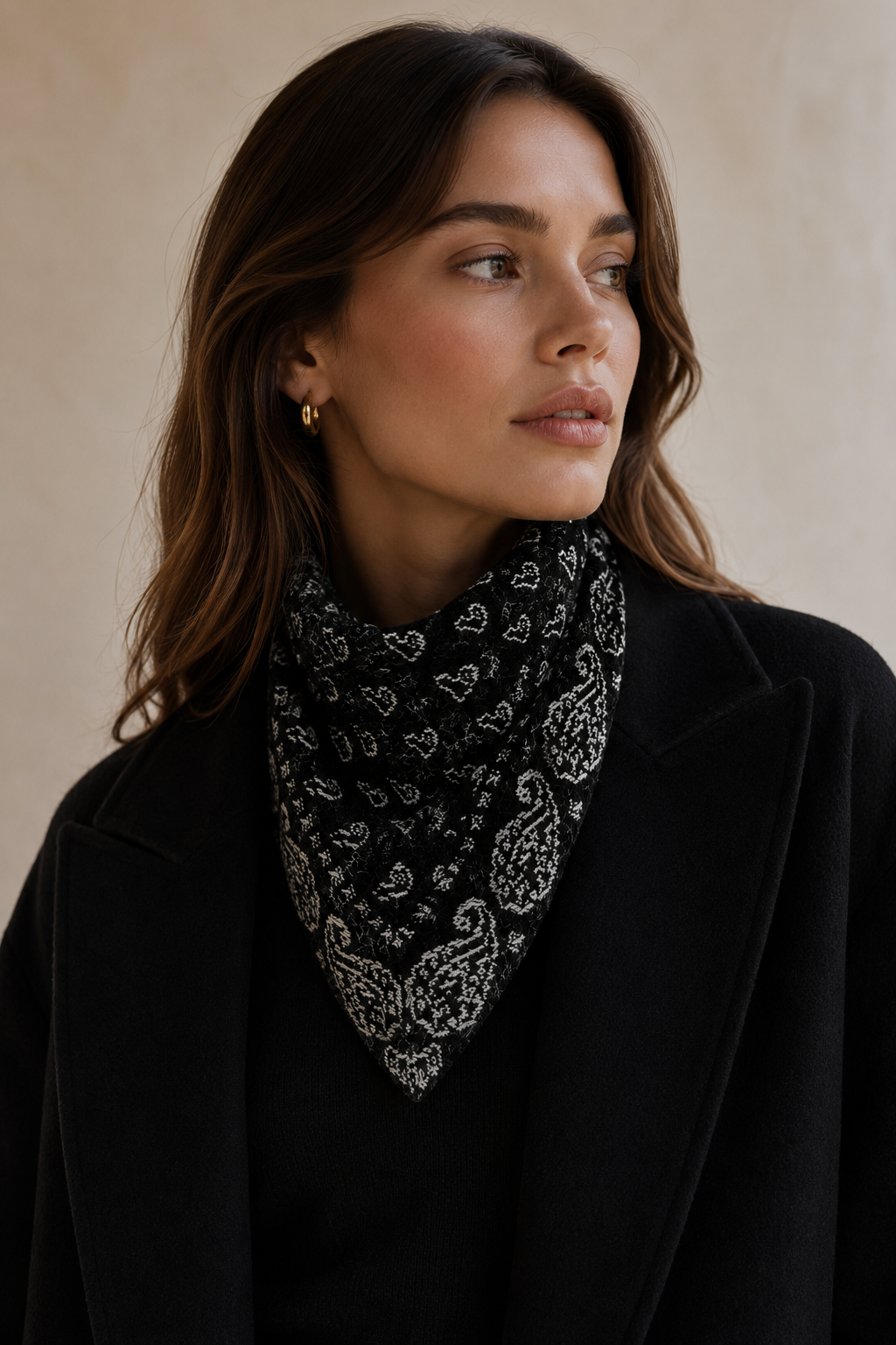 The Signature Paisley Cashmere Bandana
