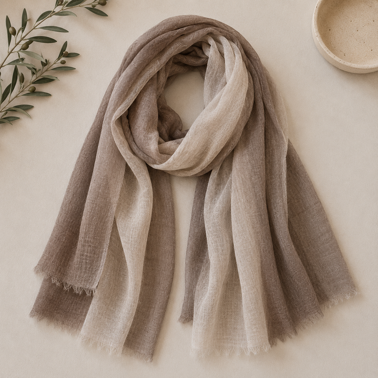The Ombre Cashmere Scarf