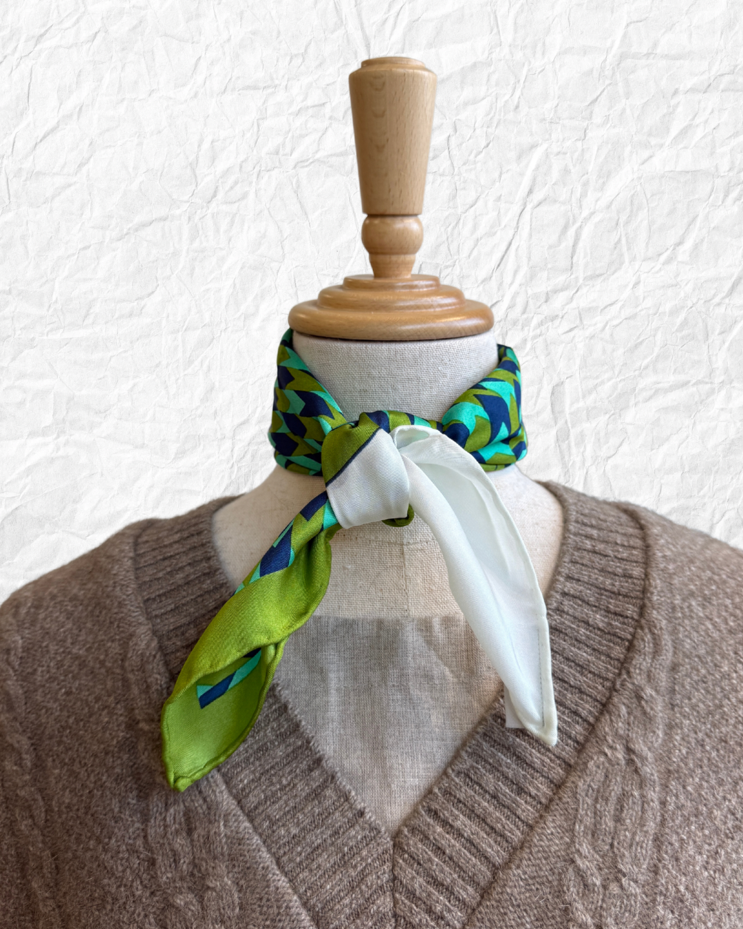 Silk Scarf Green