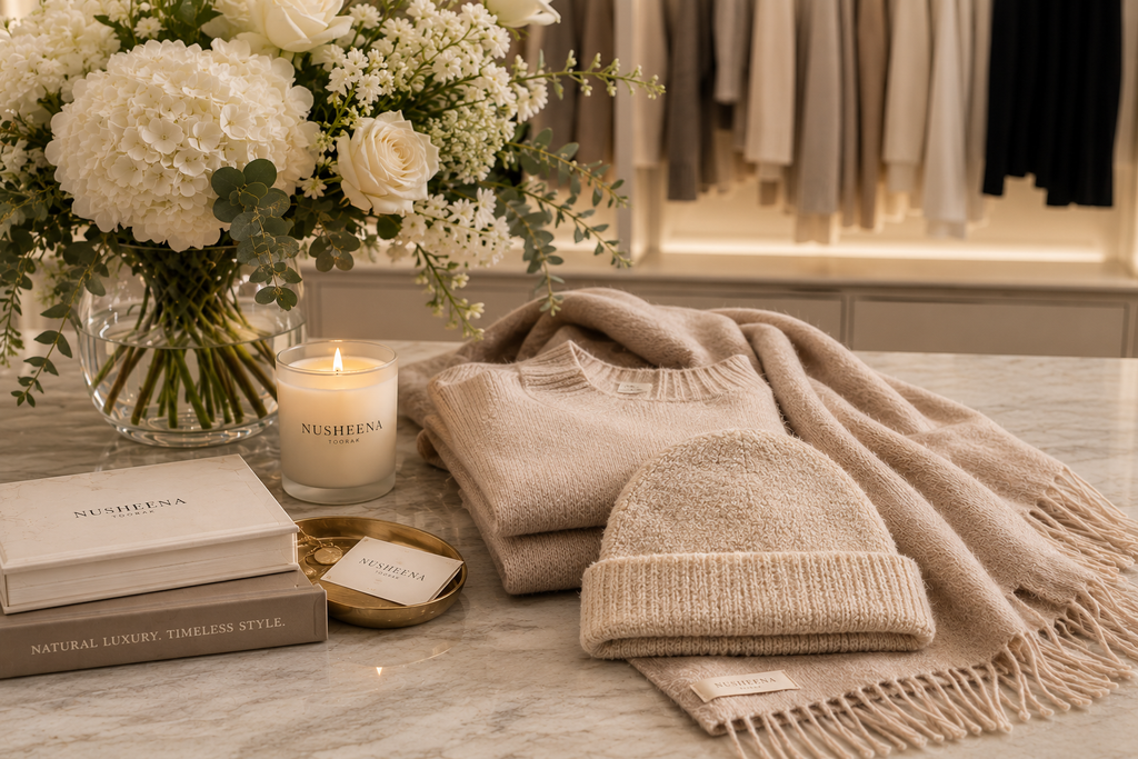 The Bouclé Cashmere Beanie